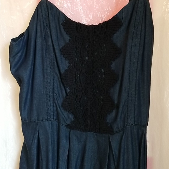 Maurices Denim Blue and Black Mini Dress - Picture 4 of 6